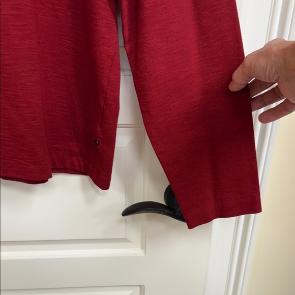 Hugo Boss Deep Red V-Neck Shirt - Picture 6 of 12